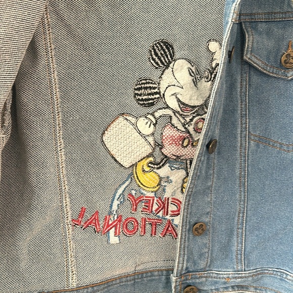 100% Cotton vintage Mickey international Jean jacket - Picture 8 of 15